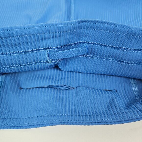 Lululemon Base Pace High-Rise Short 8" Ribbed Nulux Blue Nile 4 - Picture 6 of 10